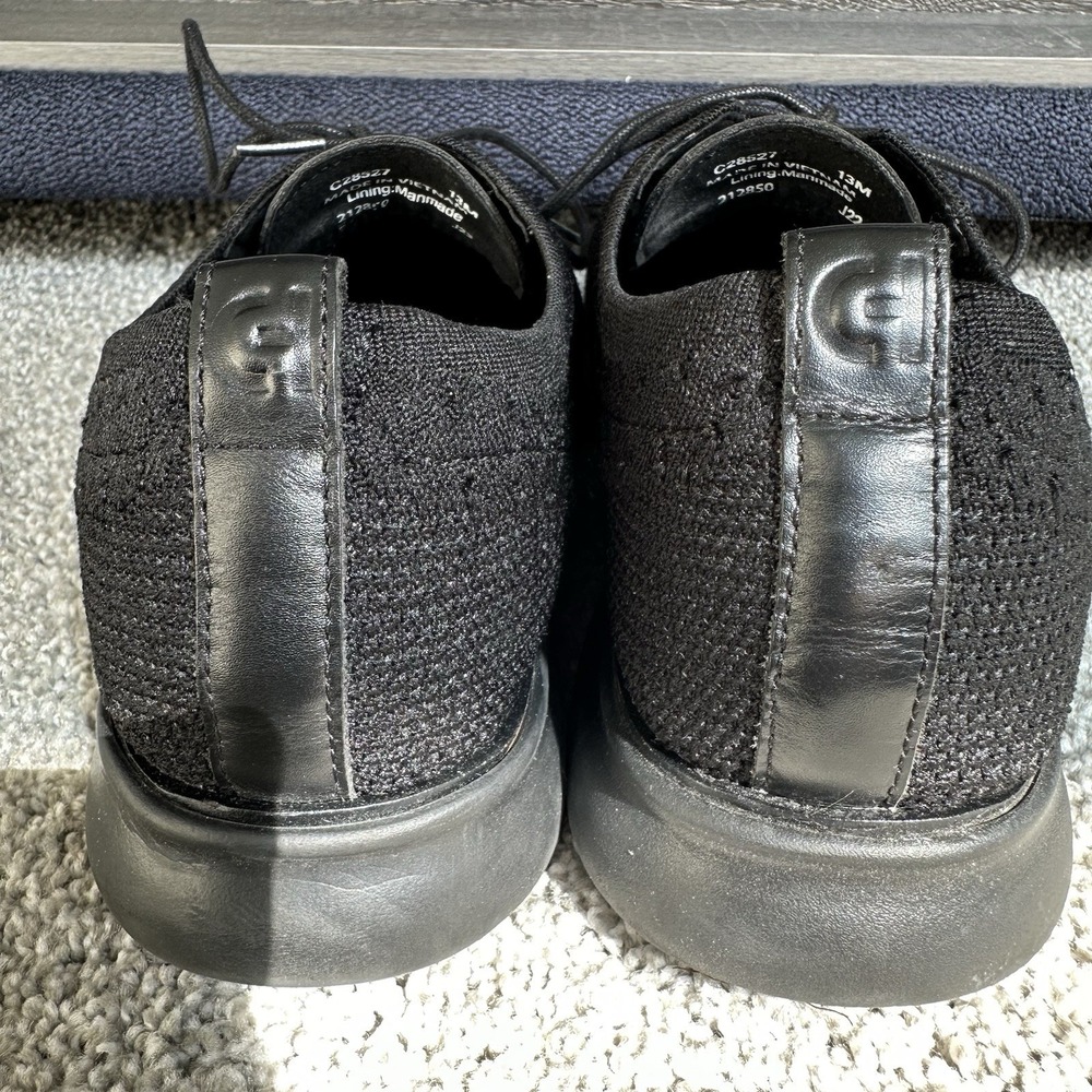 Cole Haan Men's 2.Zerogrand Laser Wingtip Oxford Black Style C28527 size 13 - Picture 6 of 14